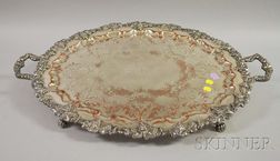 Sheffield Silver Plated Two-Handled Tray